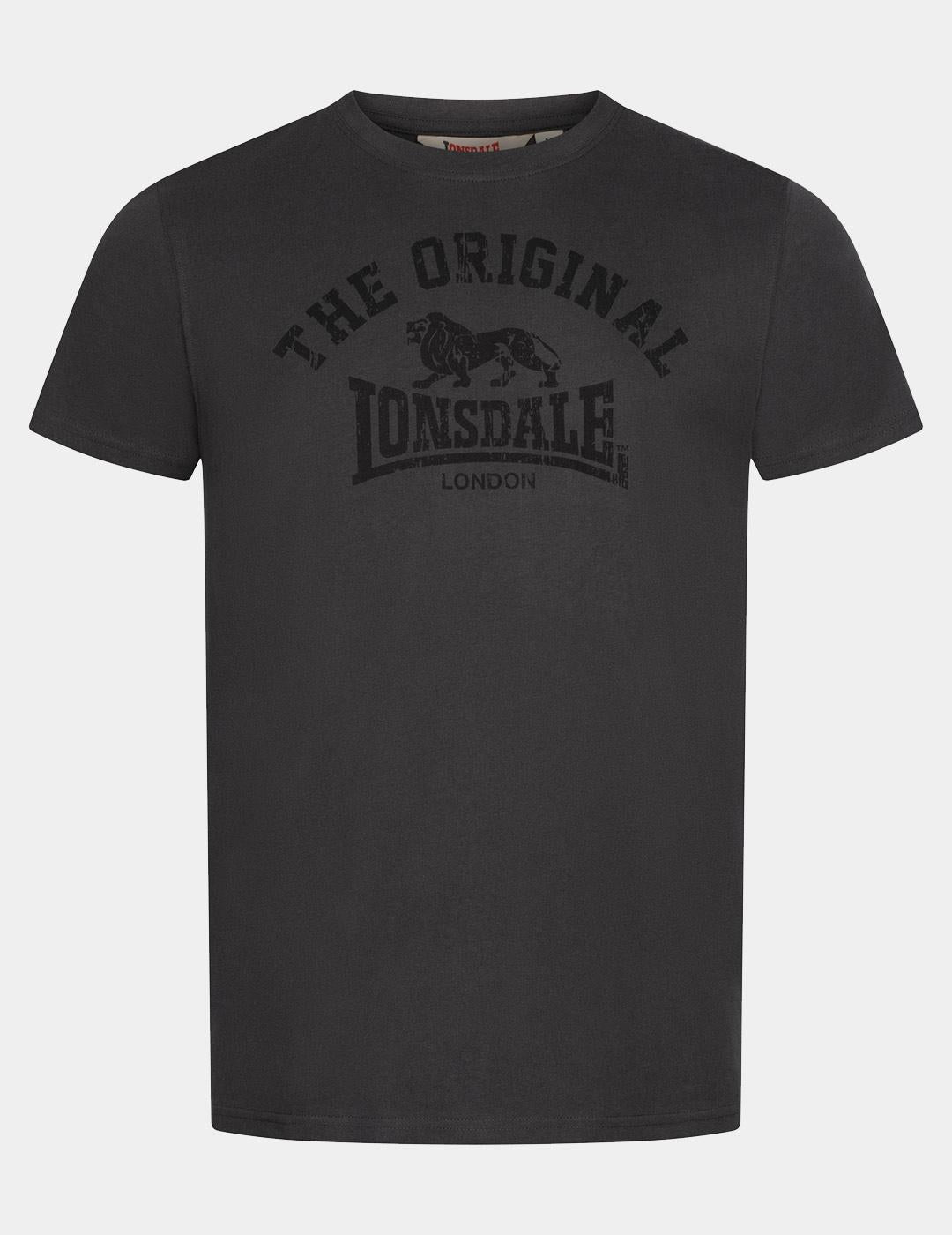 Camiseta LONSDALE ORIGINAL - Anthracite/Black