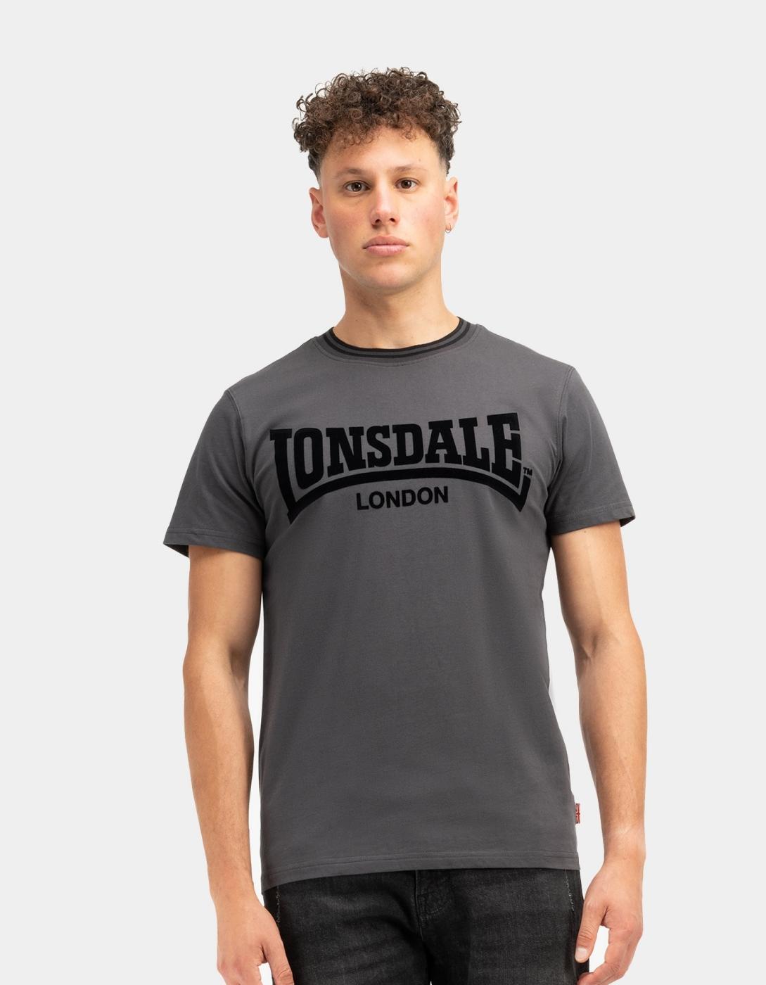 Camiseta LONSDALE POTTERNEWTON - Anthracite/Black