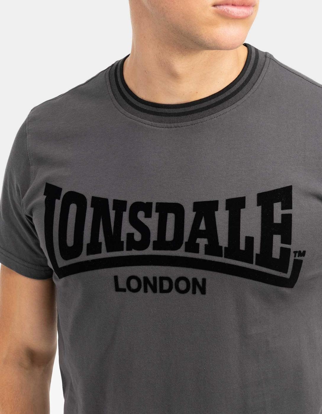 Camiseta LONSDALE POTTERNEWTON - Anthracite/Black