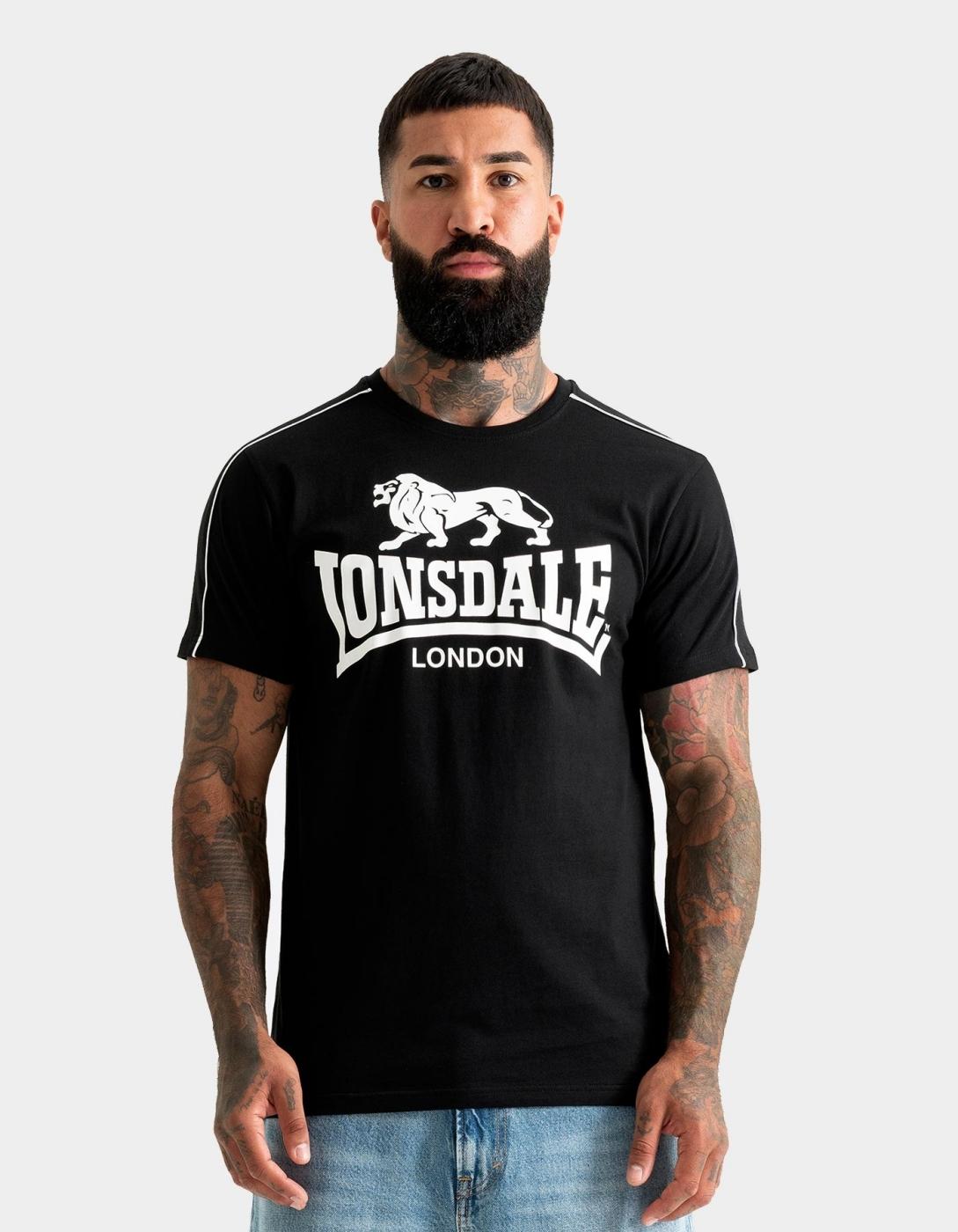 Camiseta LONSDALE RUISLIP - Black/White