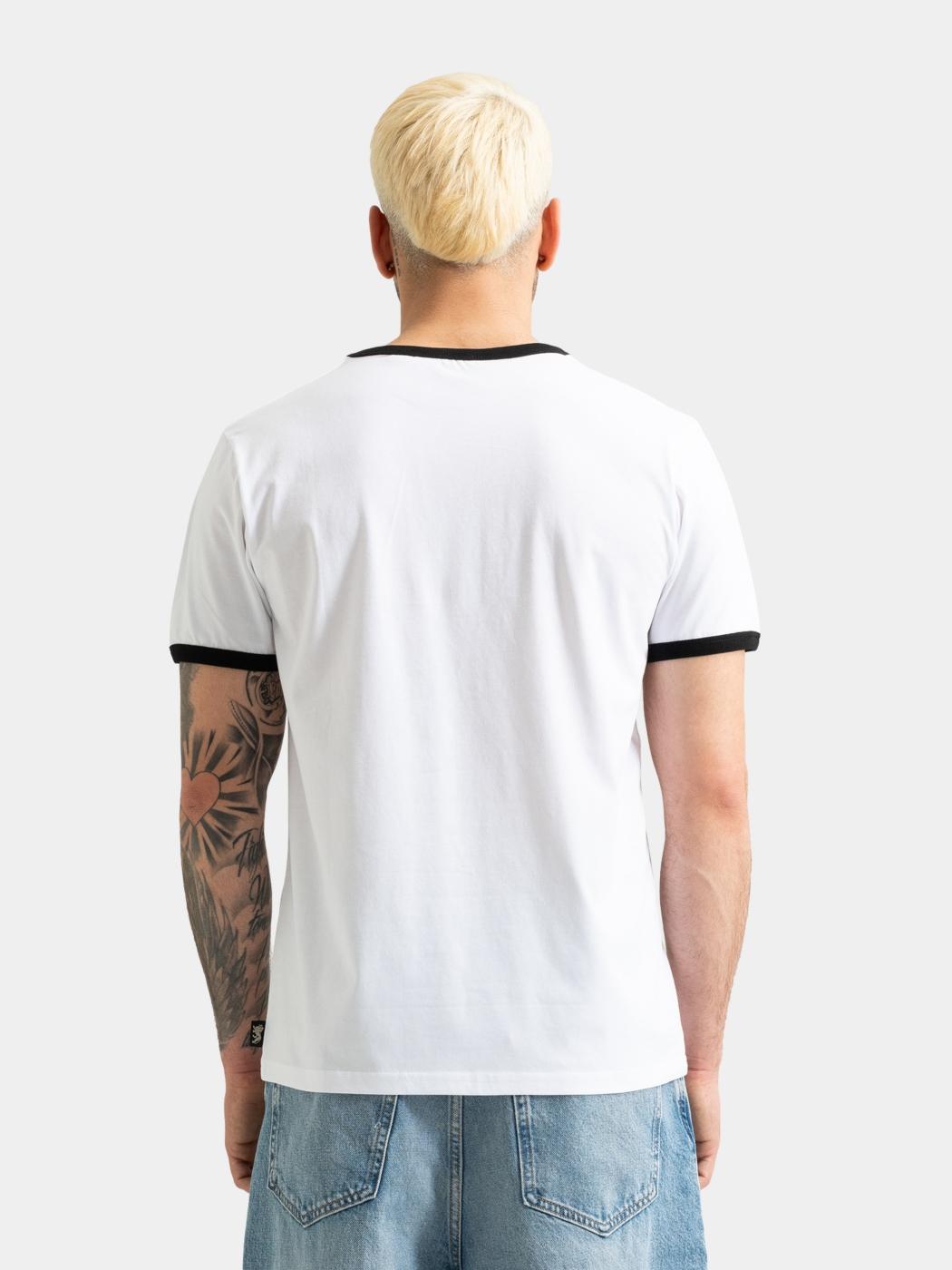Camiseta LONSDALE SEWARDSTONE - White/Black
