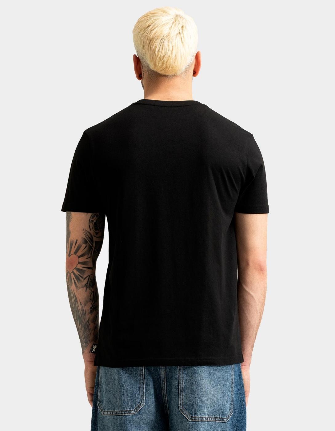 Camiseta LONSDALE SPIKHILL - Black/Ecru