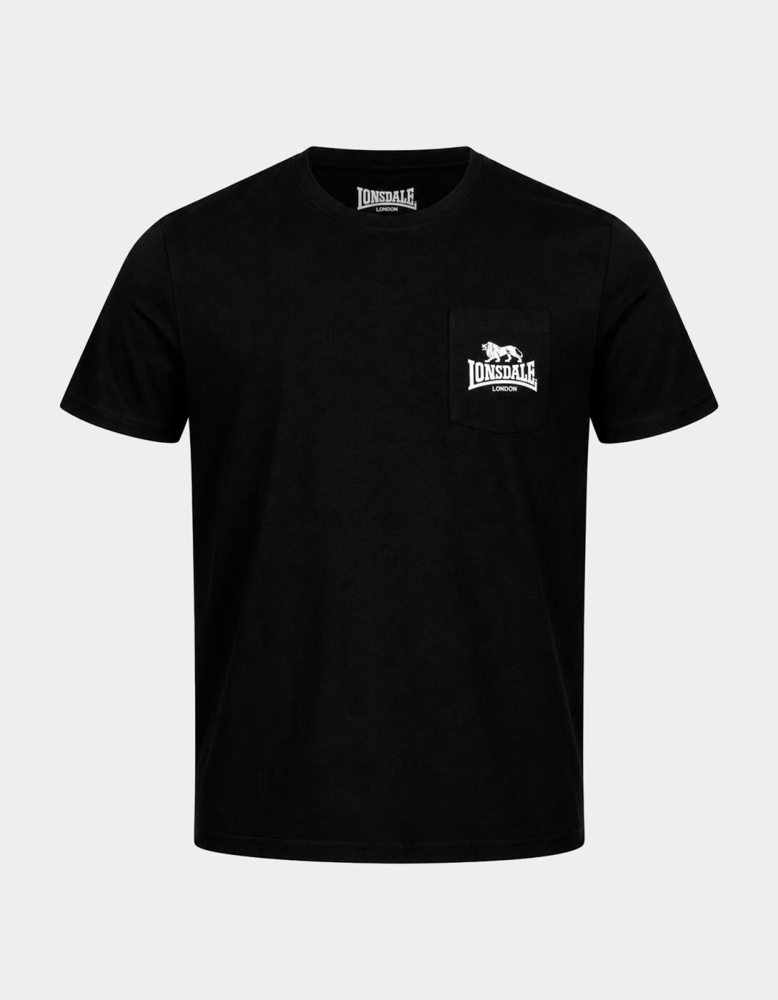 Camiseta LONSDALE SUSSEX POCKET - Black/White