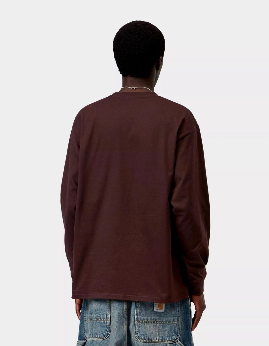 Camiseta Manga Larga CHASE - Palisander / Gold