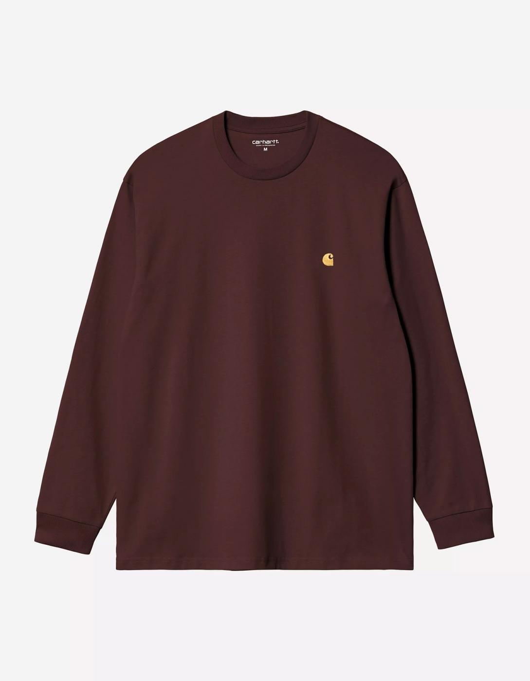 Camiseta Manga Larga CHASE - Palisander / Gold