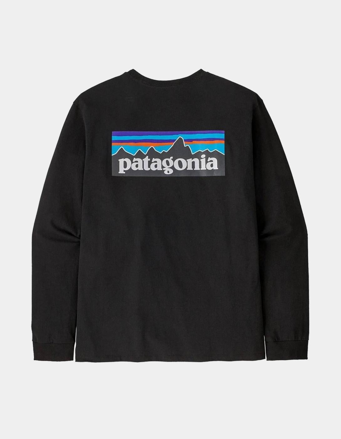 Camiseta Manga Larga P-6 LOGO RESPONSIBILI - Black
