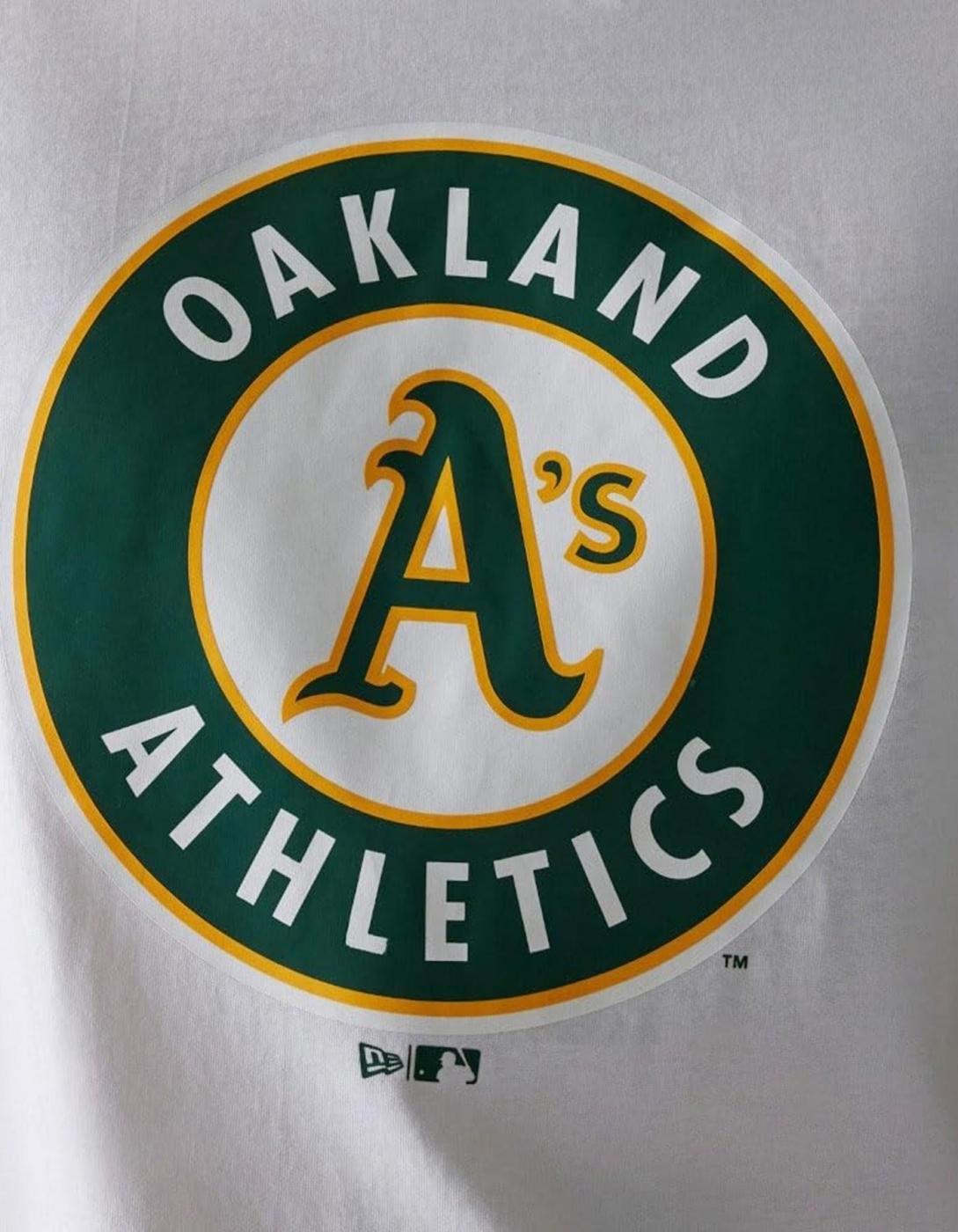 Camiseta MLB REGULAR OAKATH - White