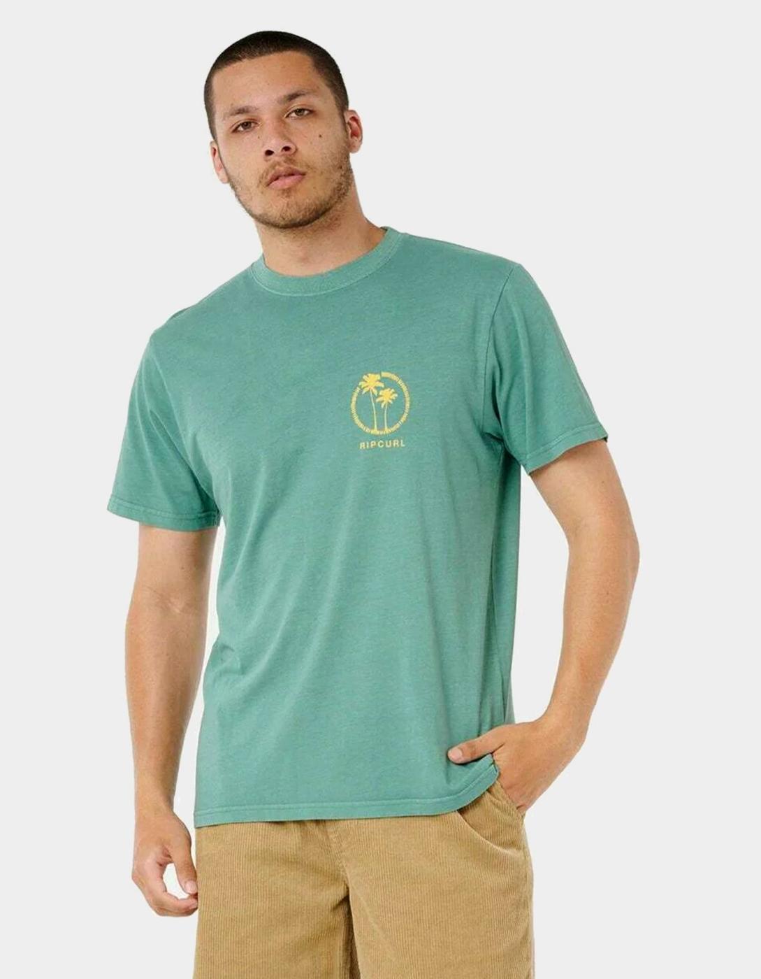 Camiseta MOD CALI TWO PALMS - Blue Slate