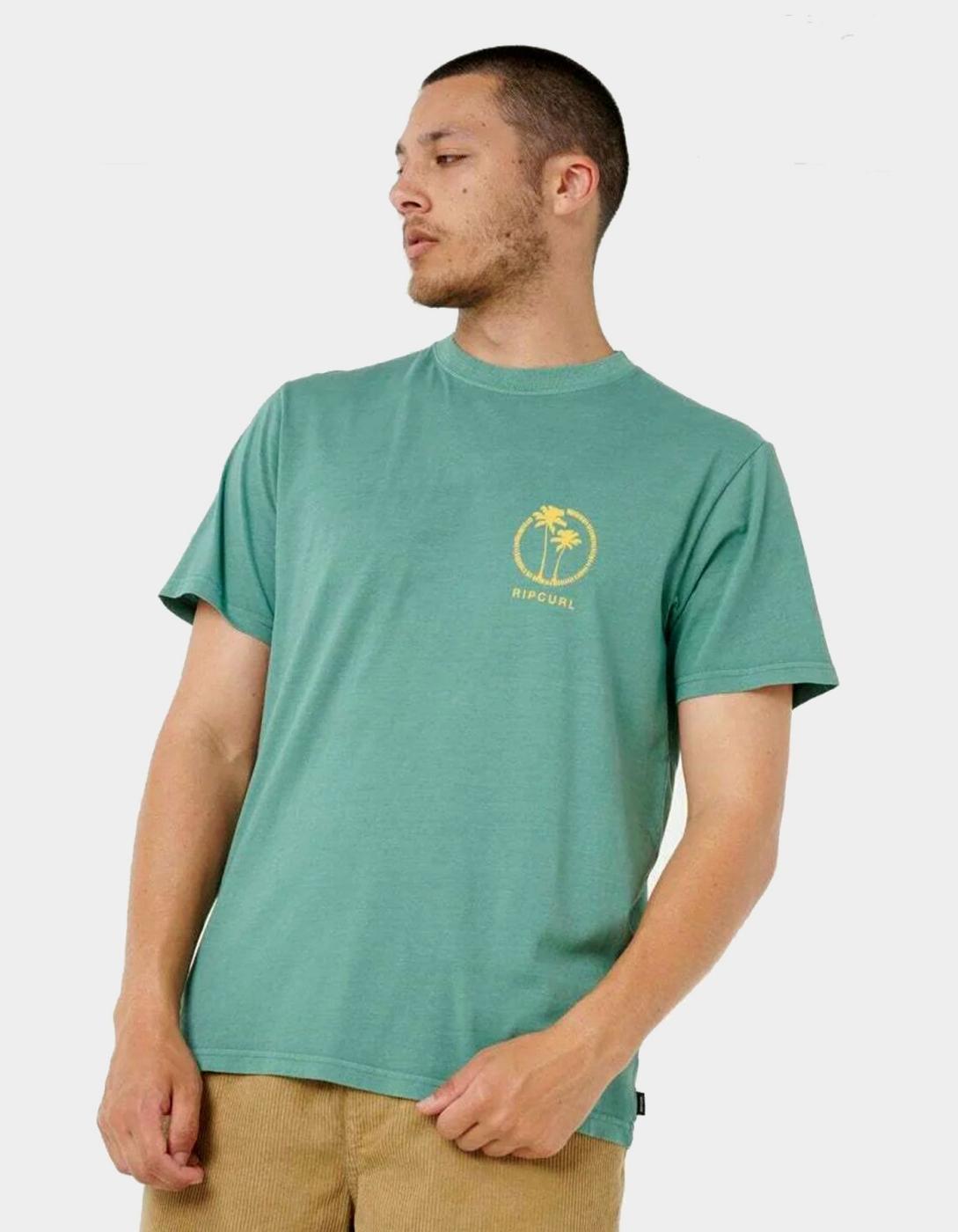 Camiseta MOD CALI TWO PALMS - Blue Slate