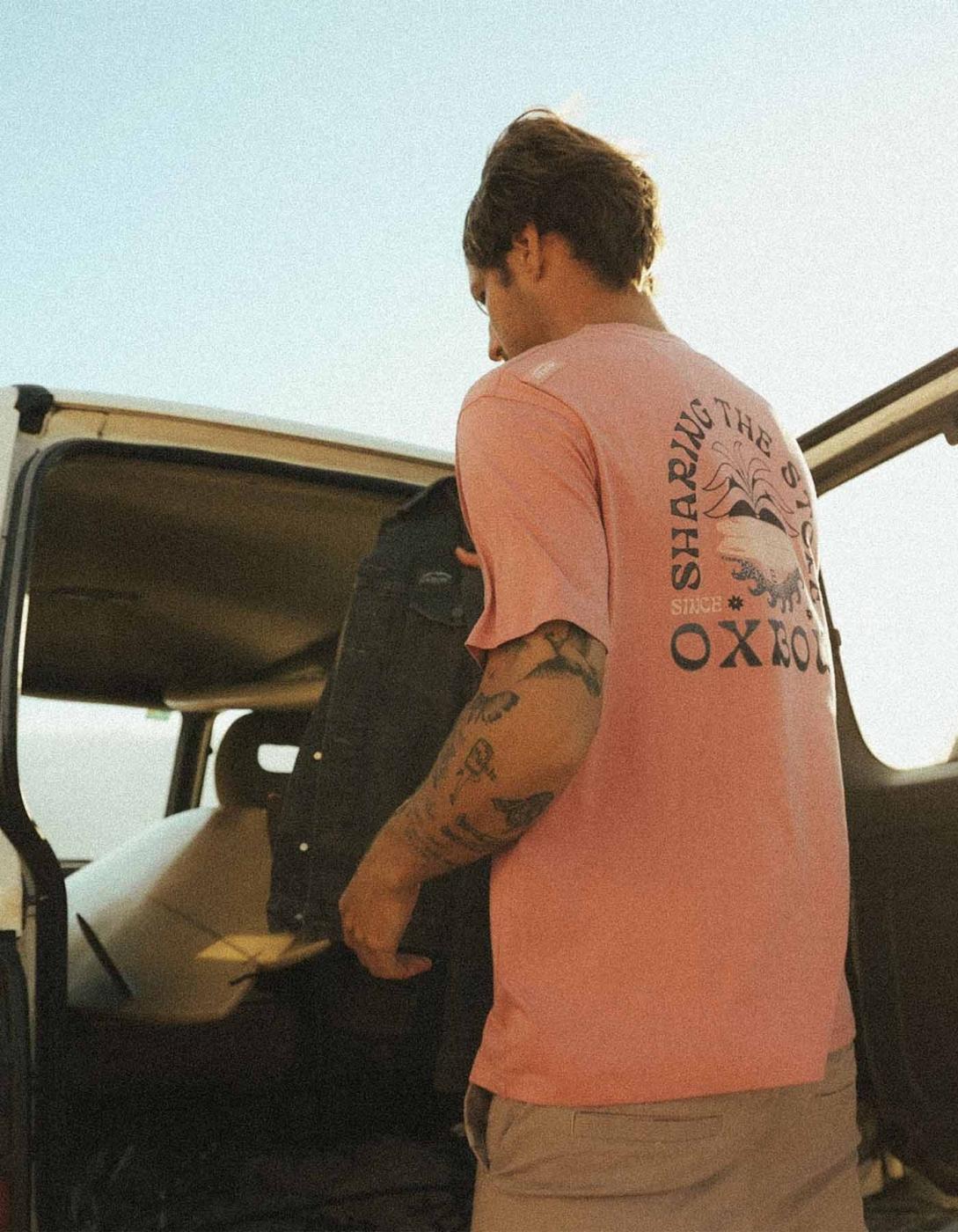 Camiseta OXBOW STOKED - Dusty Rose