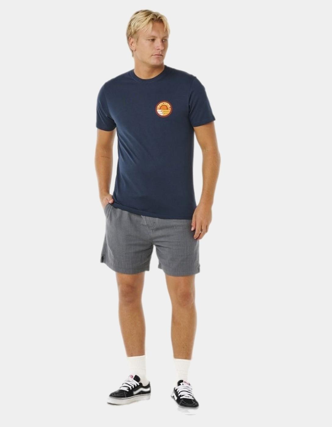 Camiseta PACIFIC RINSE STACKED - Dark Navy