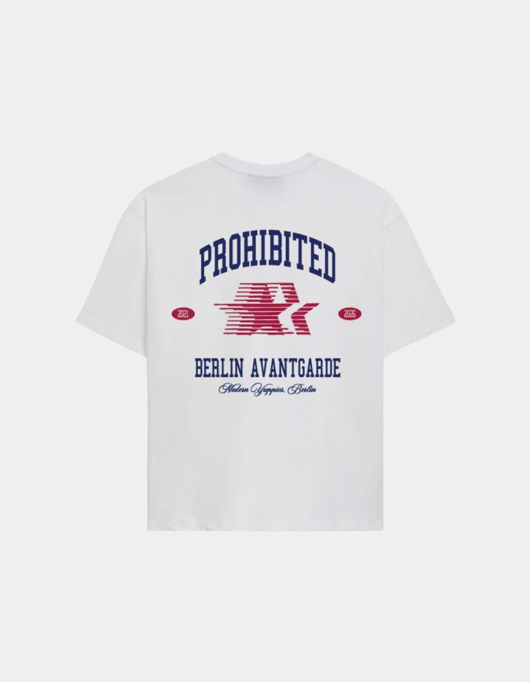 Camiseta PROHIBITED AVANTGARDE - Off White