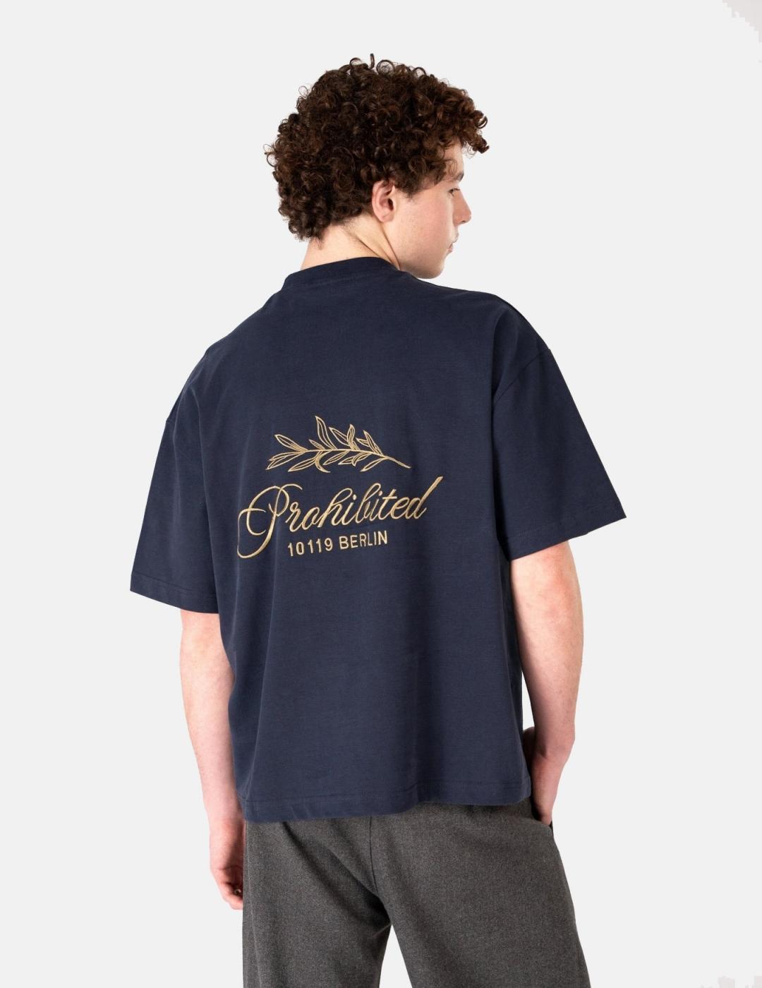 Camiseta PROHIBITED LEAF - Navy
