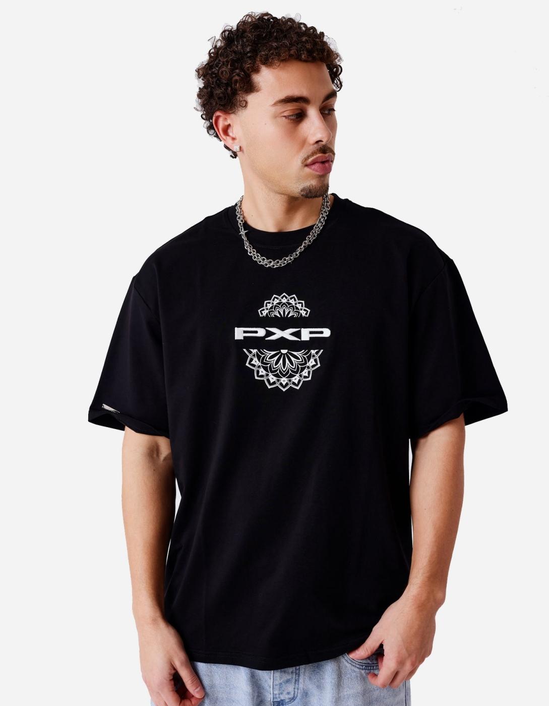 Camiseta PXP 2611115 - Negro/Blanco