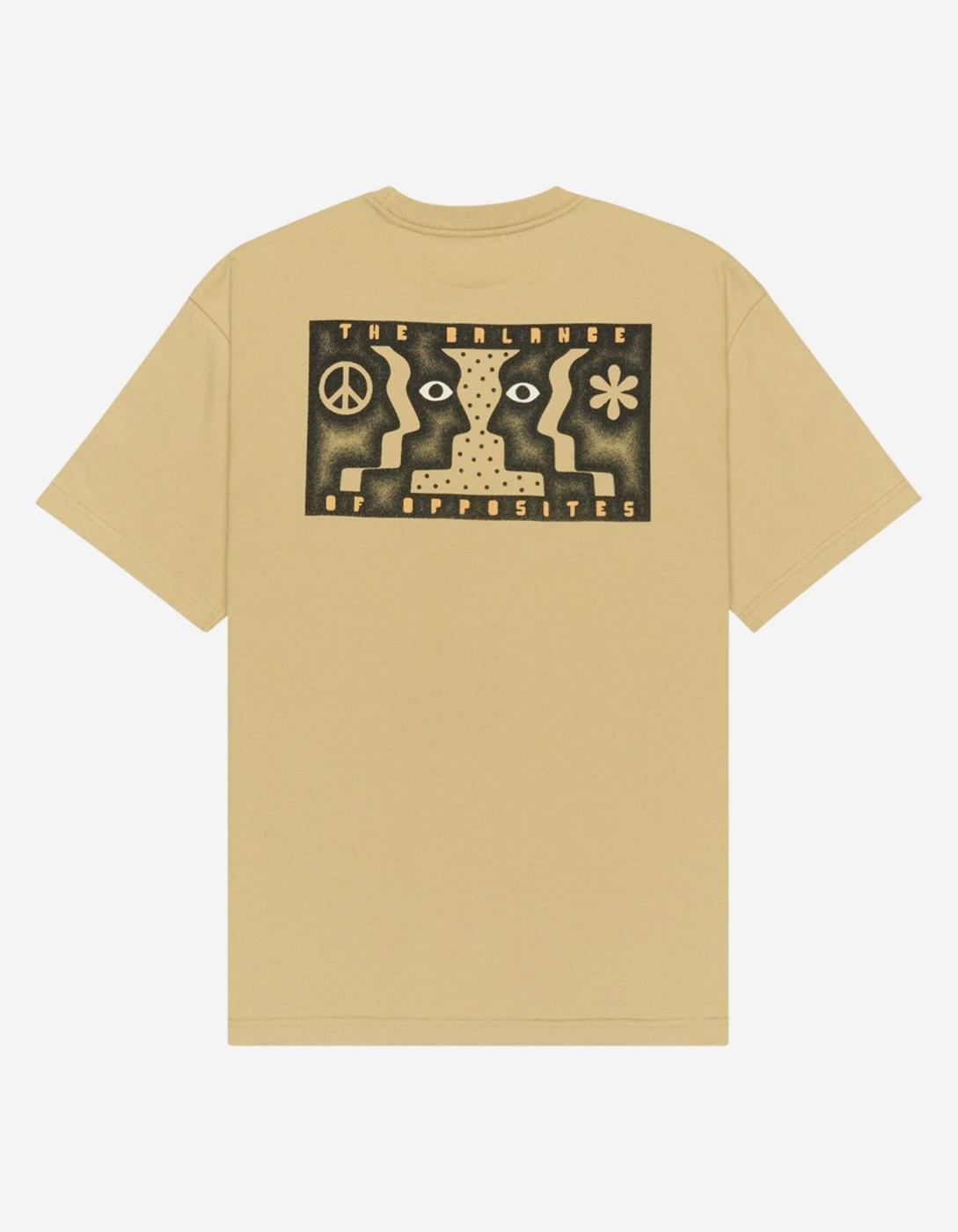 Camiseta RVCA FACE TO FACE - Khaki