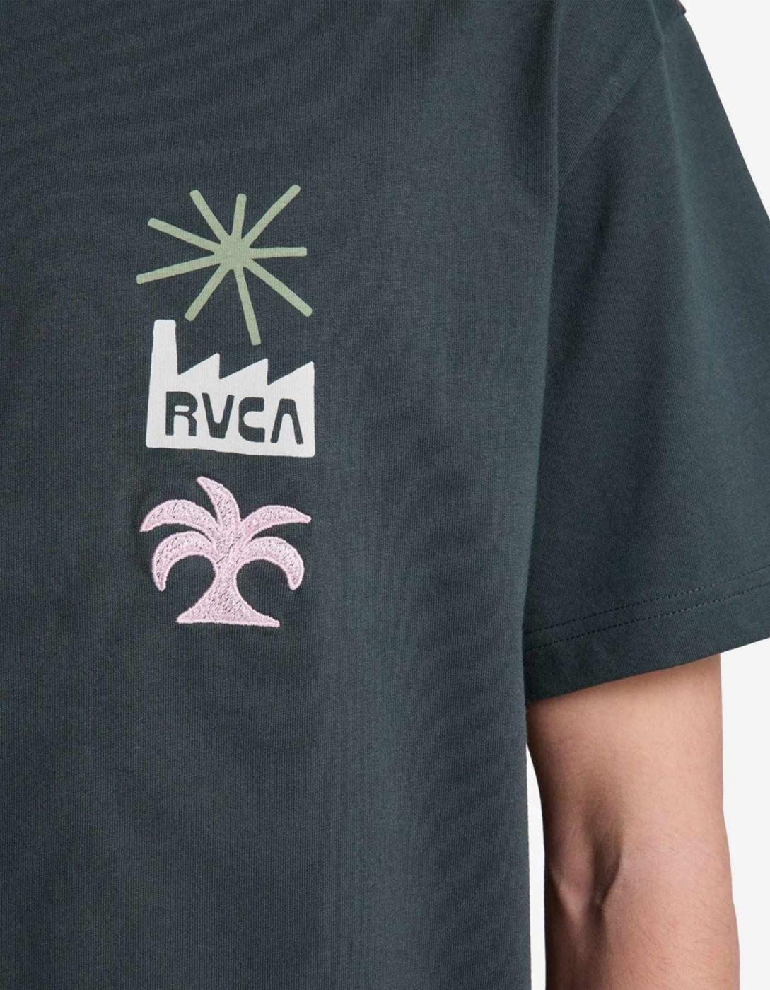 Camiseta RVCA MIRAGE - Pirate Black