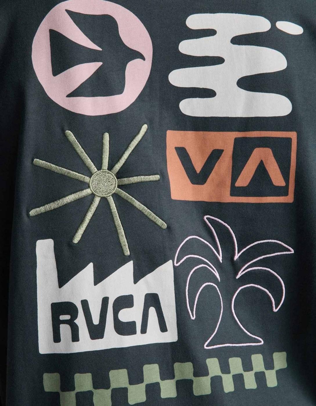 Camiseta RVCA MIRAGE - Pirate Black
