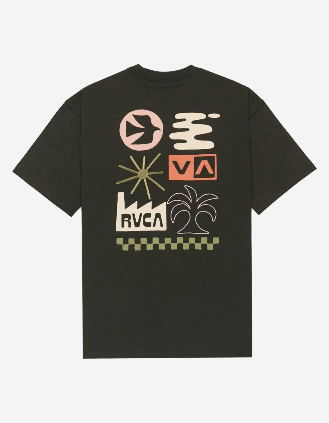 Camiseta RVCA MIRAGE - Pirate Black