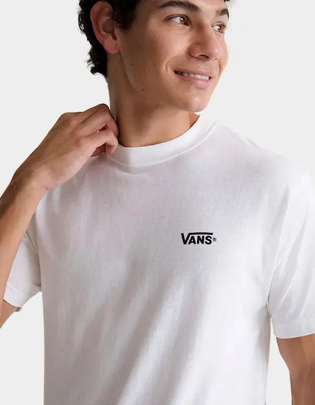 Camiseta VANS NEW LEFT CHEST - White/Black