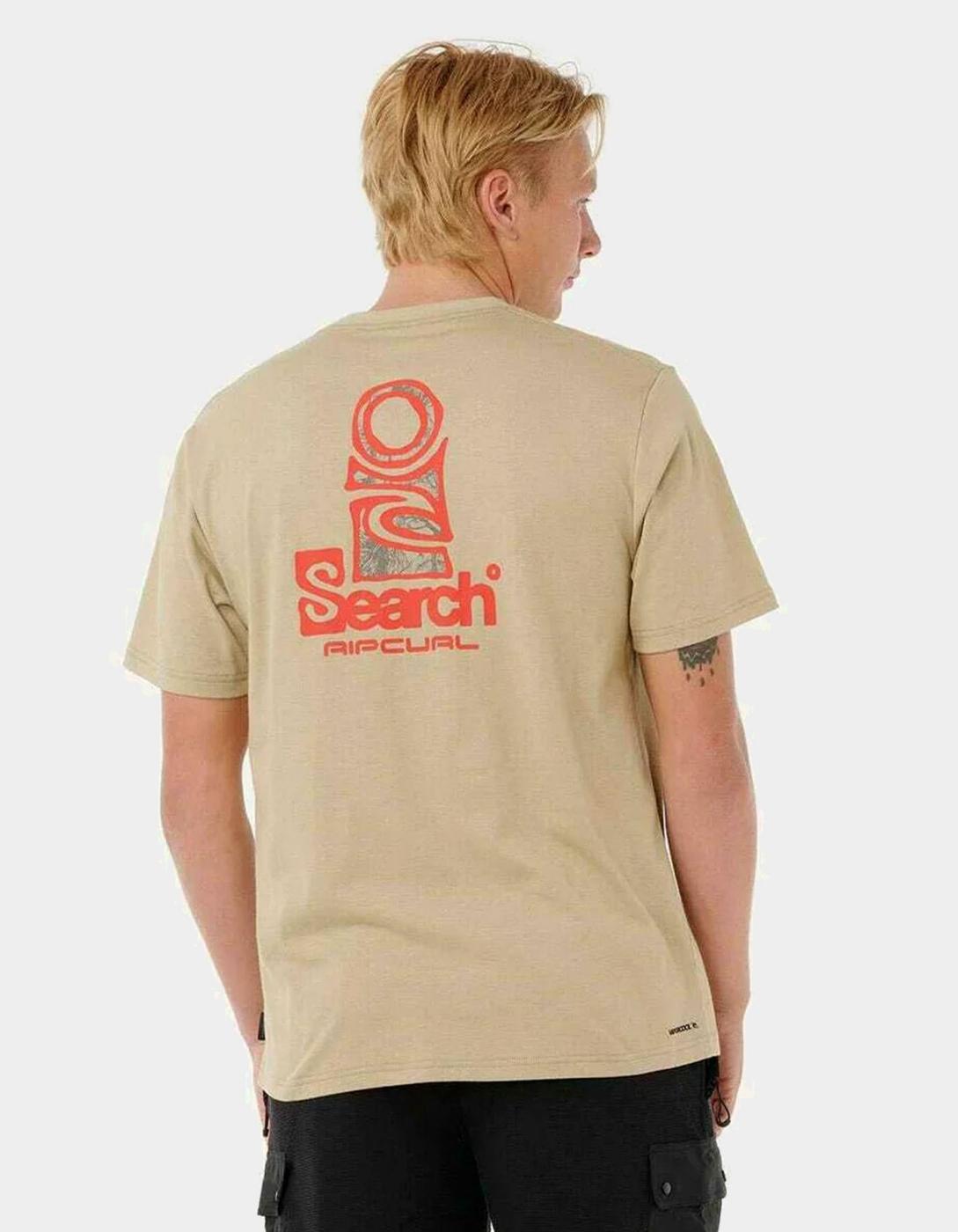 Camiseta VAPORCOOL SEARCH STACK - Sand Dune