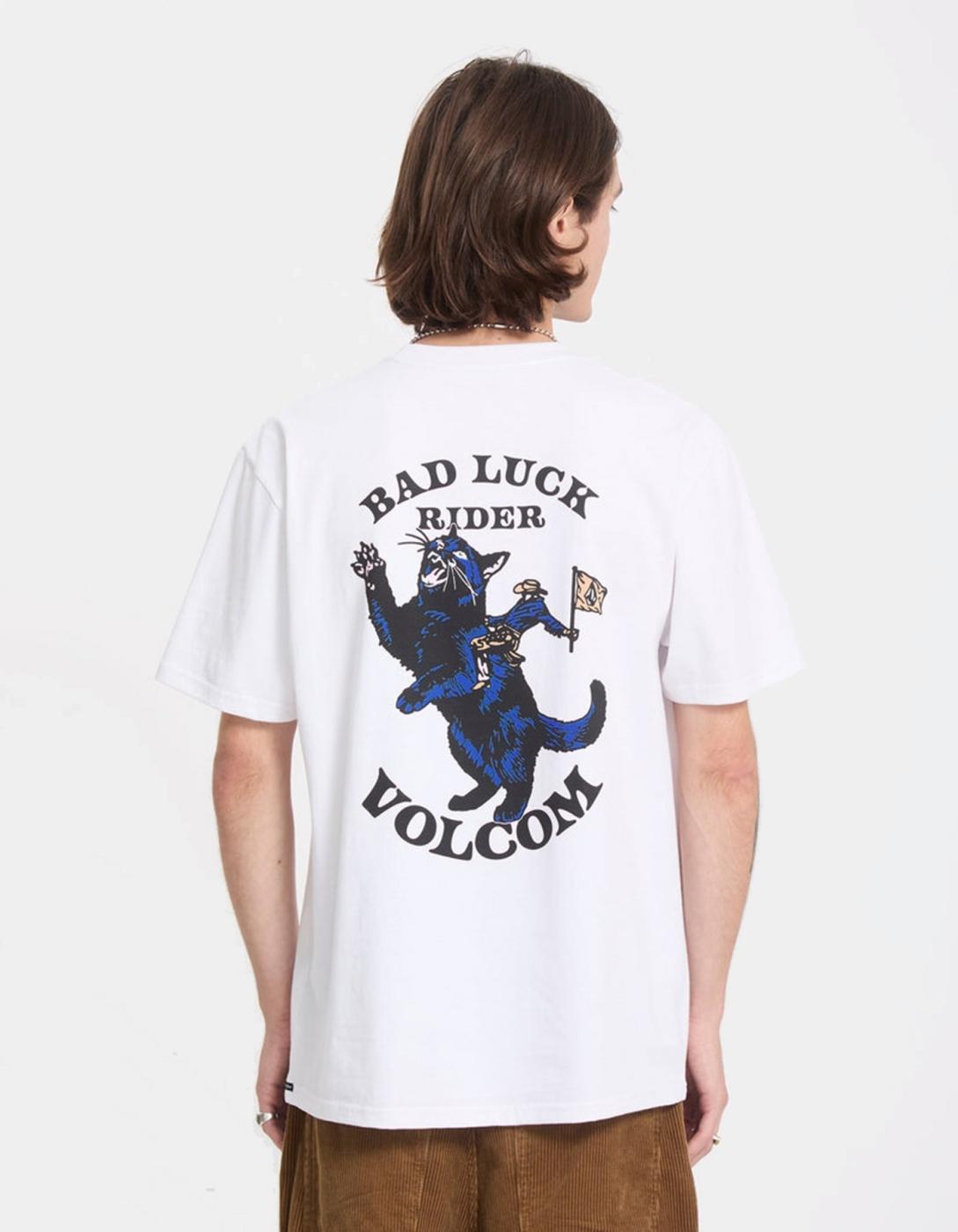 Camiseta VOLCOM BAD LUCK - White