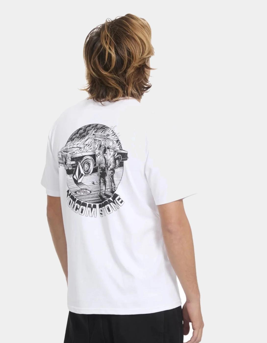Camiseta VOLCOM FIRECAR - White
