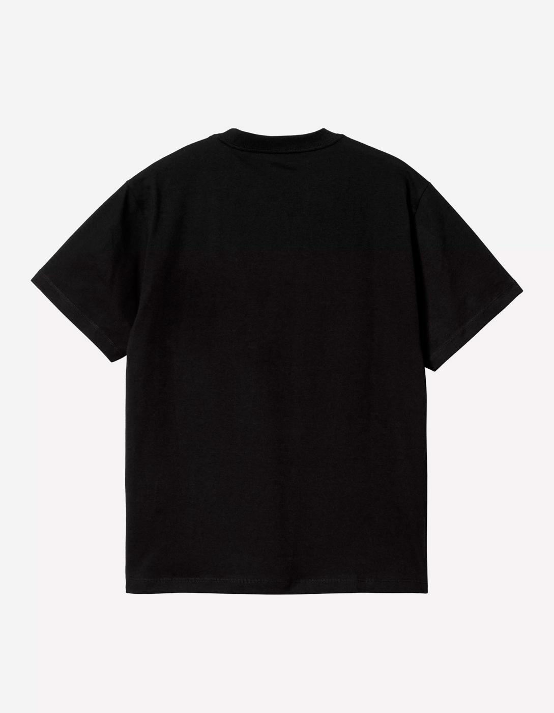 Camiseta W' CARHARTT WIP POCKET HEART- Black / Red