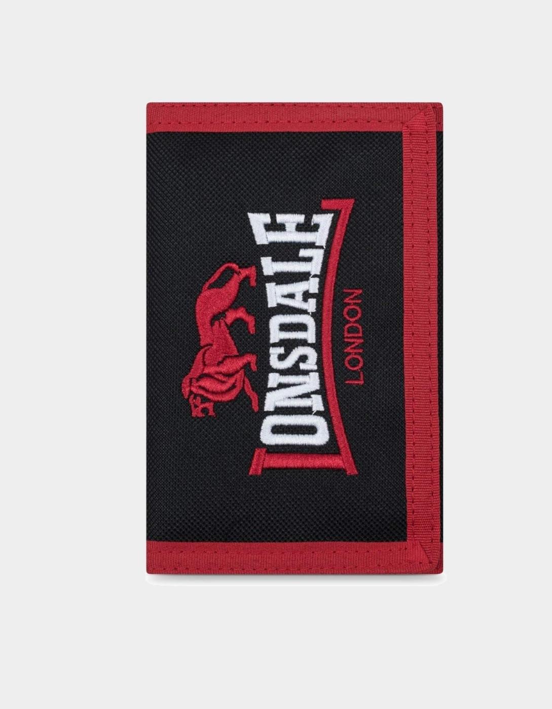 Cartera Lonsdale HIGHAM - Black/Red