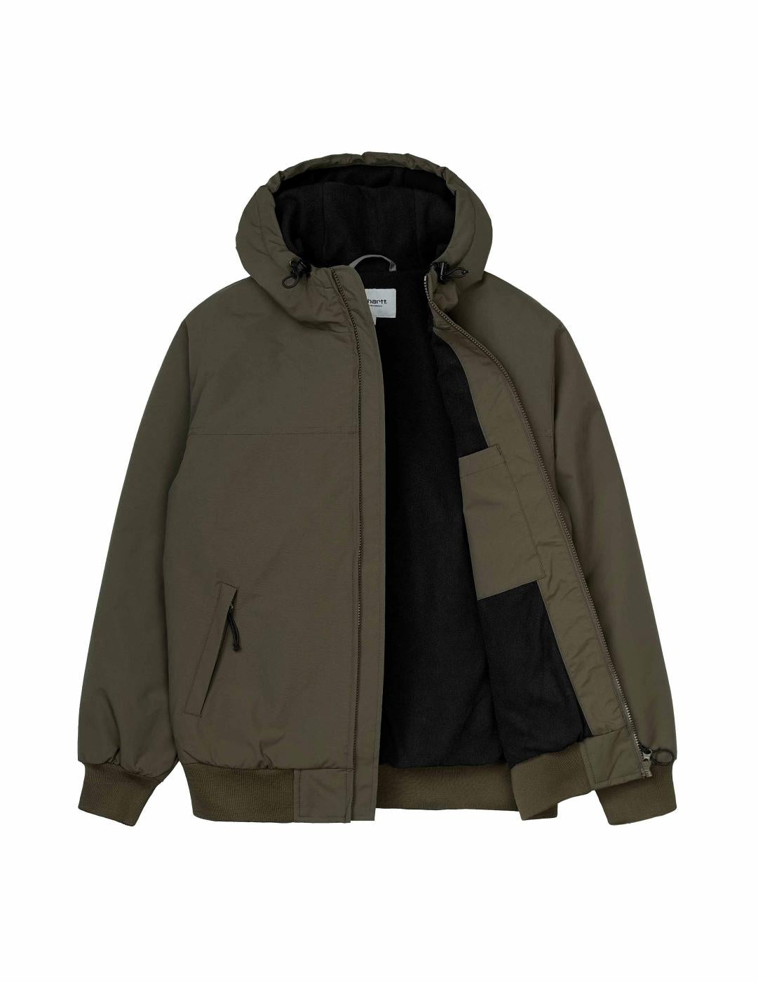 Cazadora CARHARTT WIP HOODED SAIL - Cypress / Black