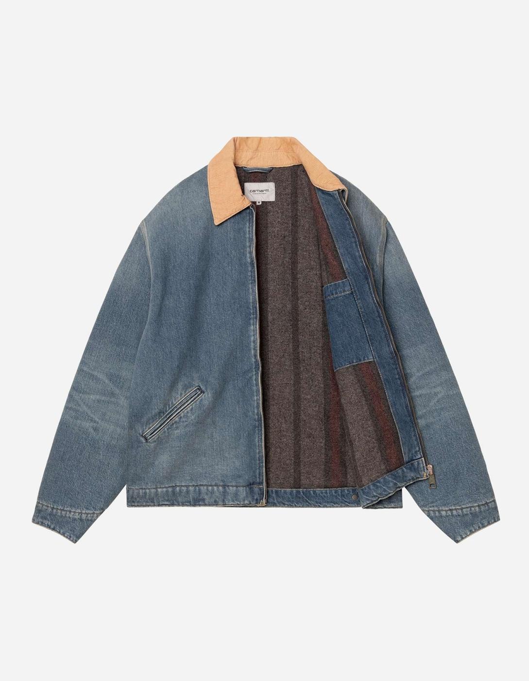 Cazadora CARHARTT WIP OG DETROIT - Blue / Dusty H Brown