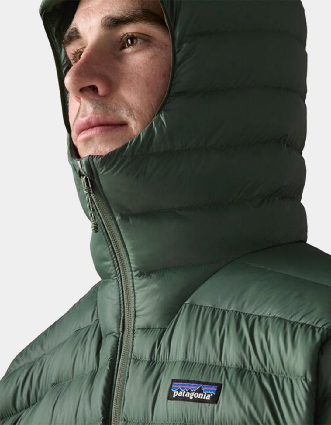 Cazadora DOWN SWEATER HOODY - Treeline Green