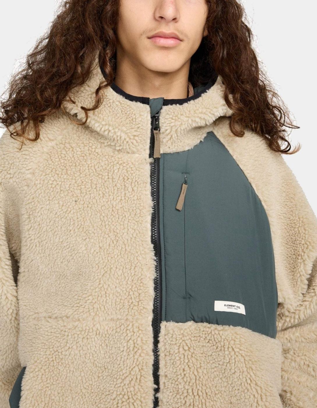 Cazadora ELEMENT WOLFE SHERPA - Oat Milk
