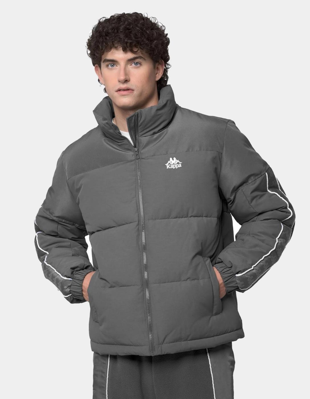 Cazadora KAPPA ONREL - Grey Charcoal/White Natural