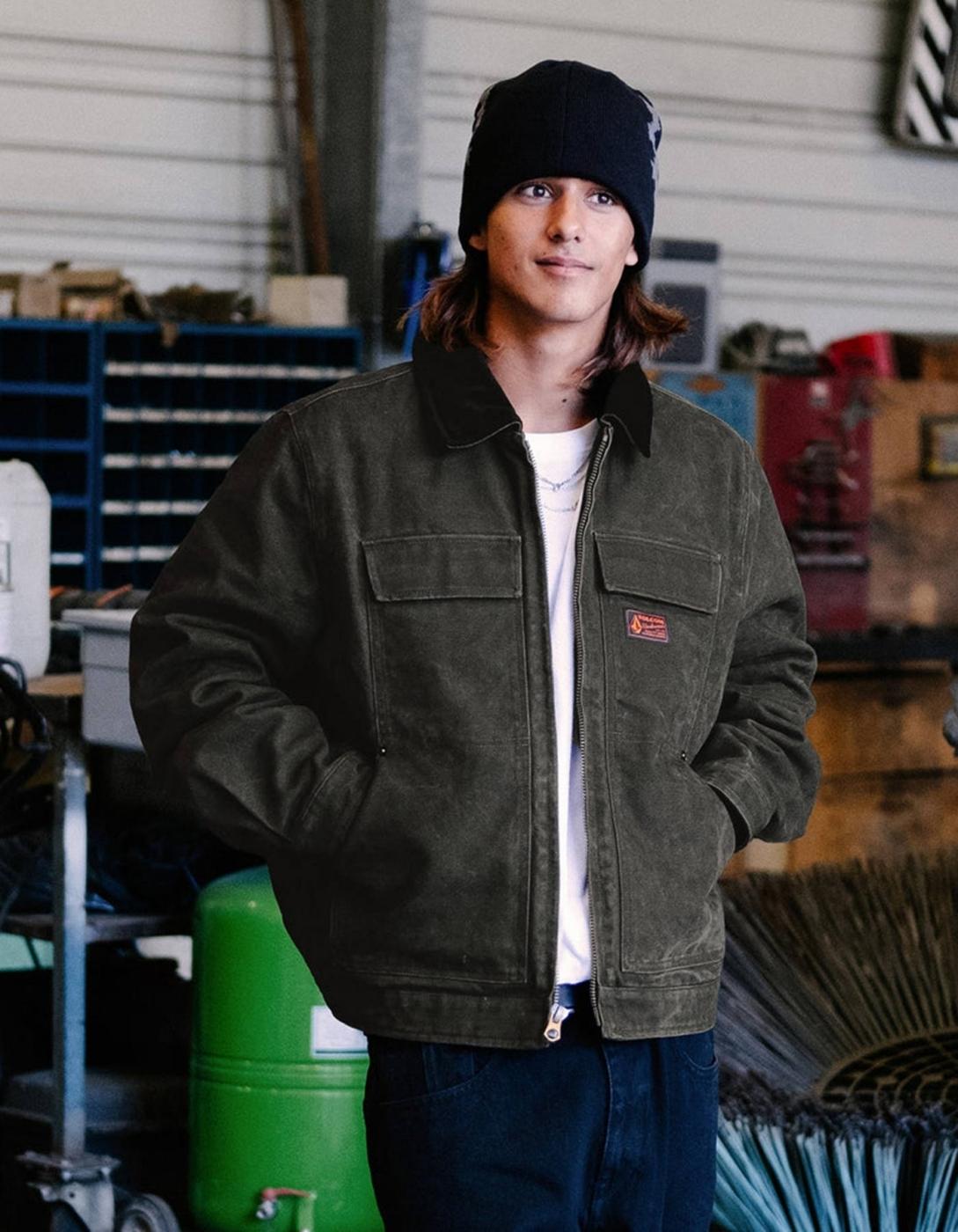 Cazadora VOLCOM HEAVYDUST - Rinsed Black
