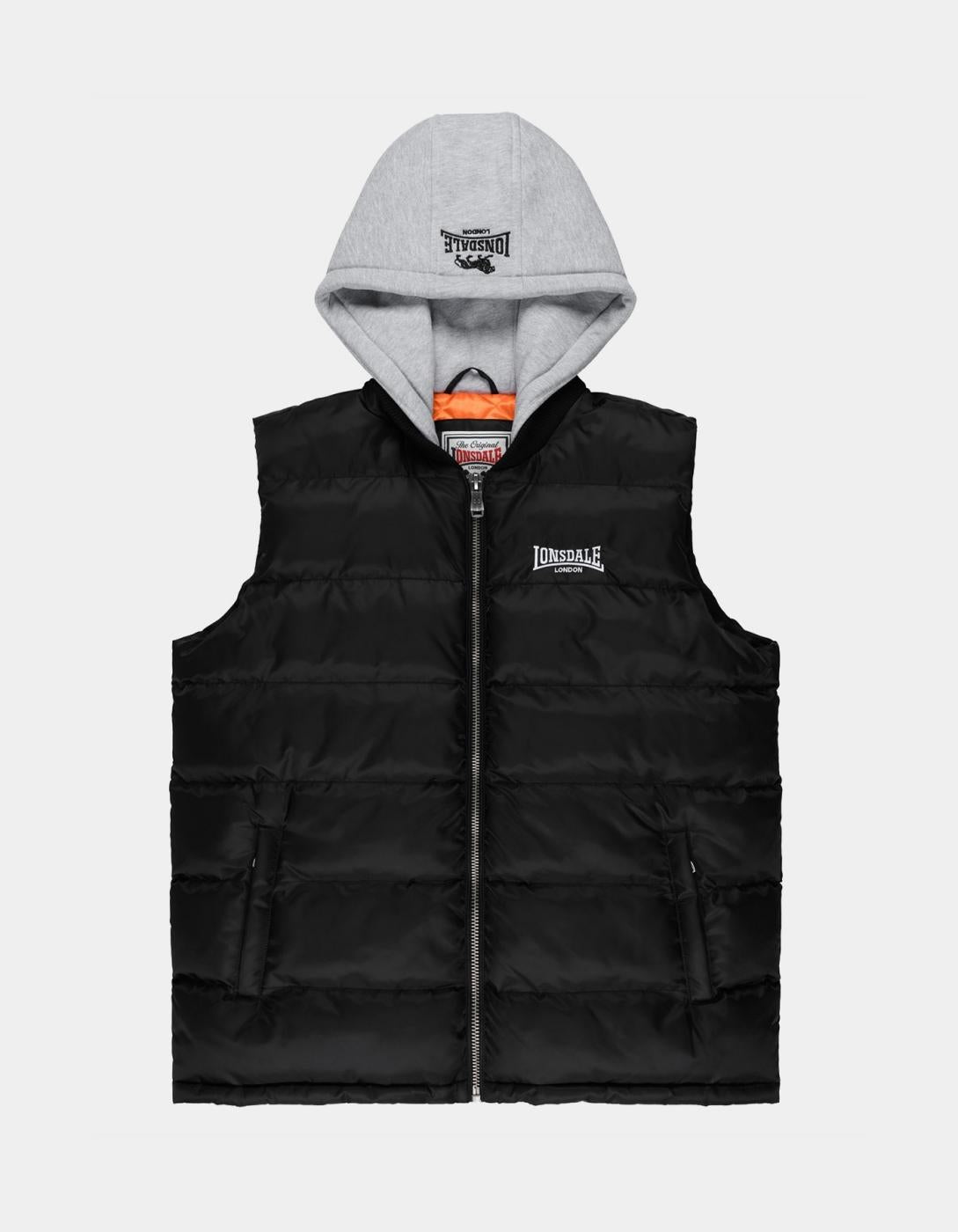 Chaleco LONSDALE MUDCHUTE - Black/Marl Grey