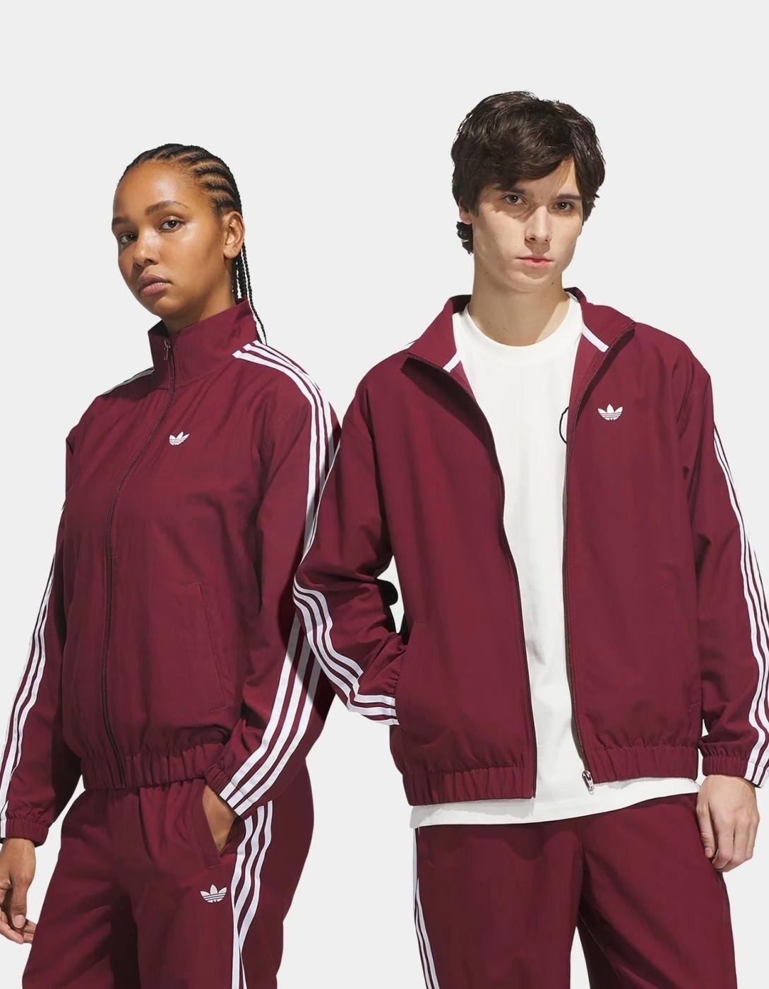 Chaqueta ADIDAS SUPERFIRE TK - Shadow Red/White