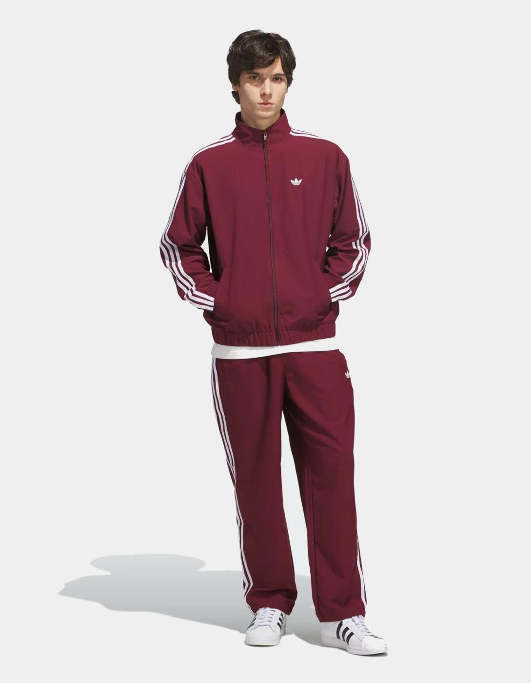 Chaqueta ADIDAS SUPERFIRE TK - Shadow Red/White