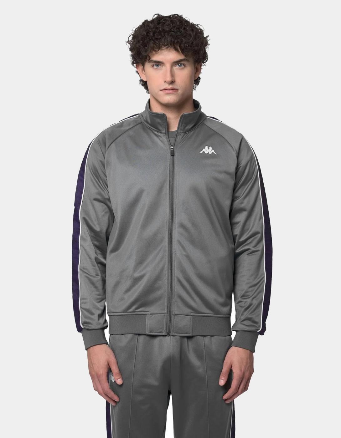 Chaqueta ANNISTON SLIM - Grey Charcoal/Violet Anil