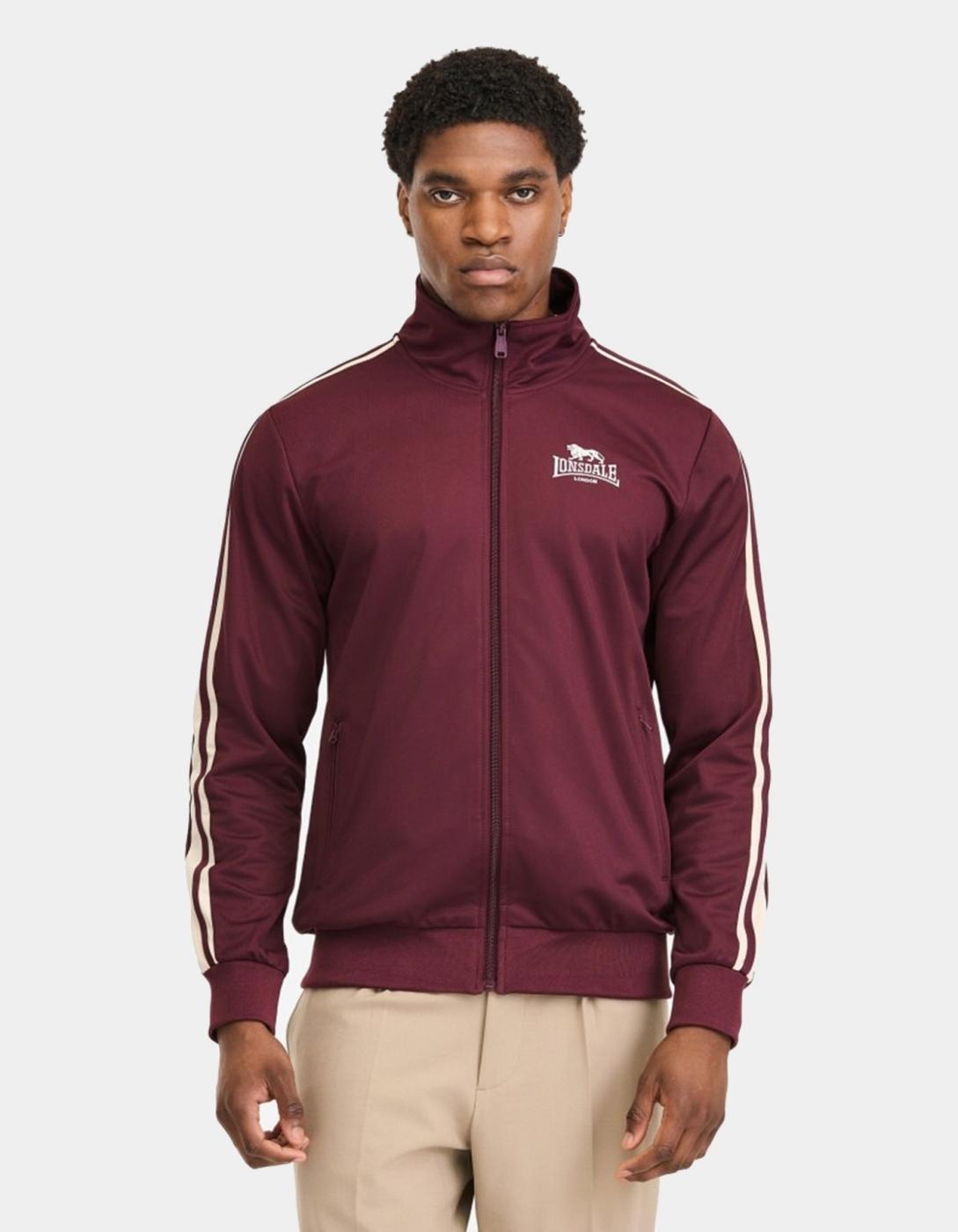 Chaqueta LONSDALE HOYLAKE - Oxblood/Ecru