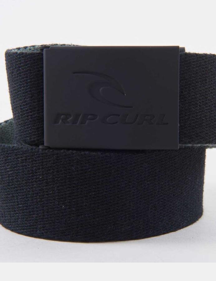 Cinturón RIP CURL SNAP REVO WEBBED - Black/Olive
