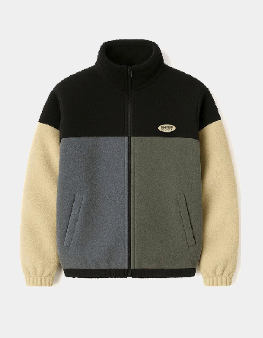 Forro Polar KAOTIKO COLOR BLOCK - Black