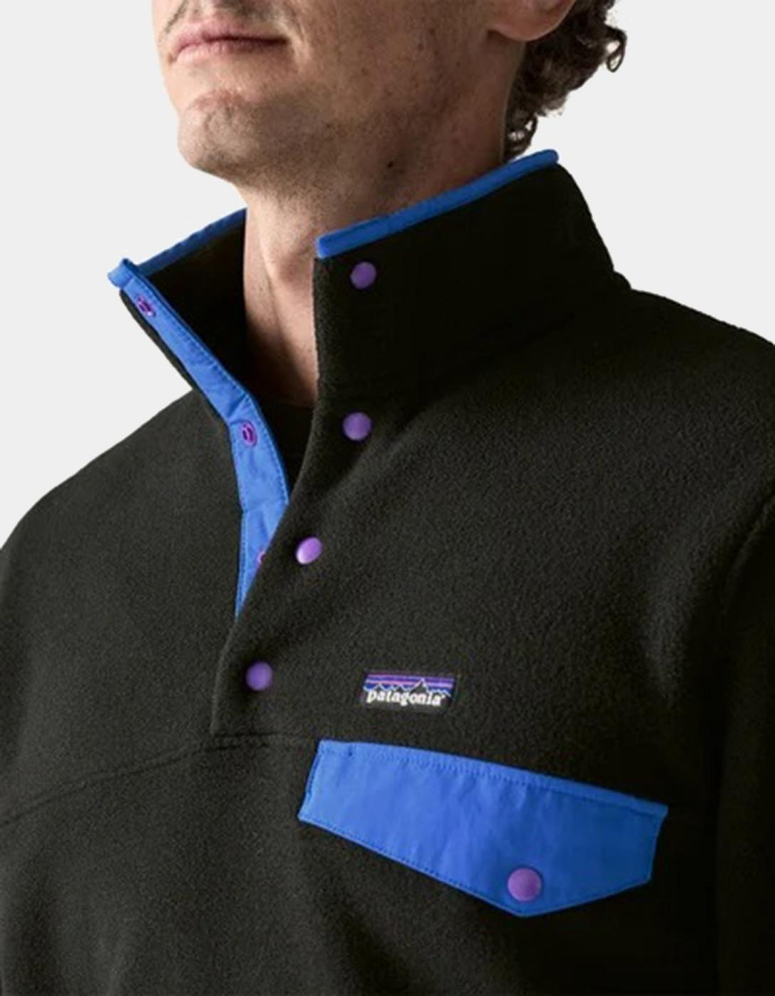 Forro Polar LW SYNCH SNAP - Black/Blue