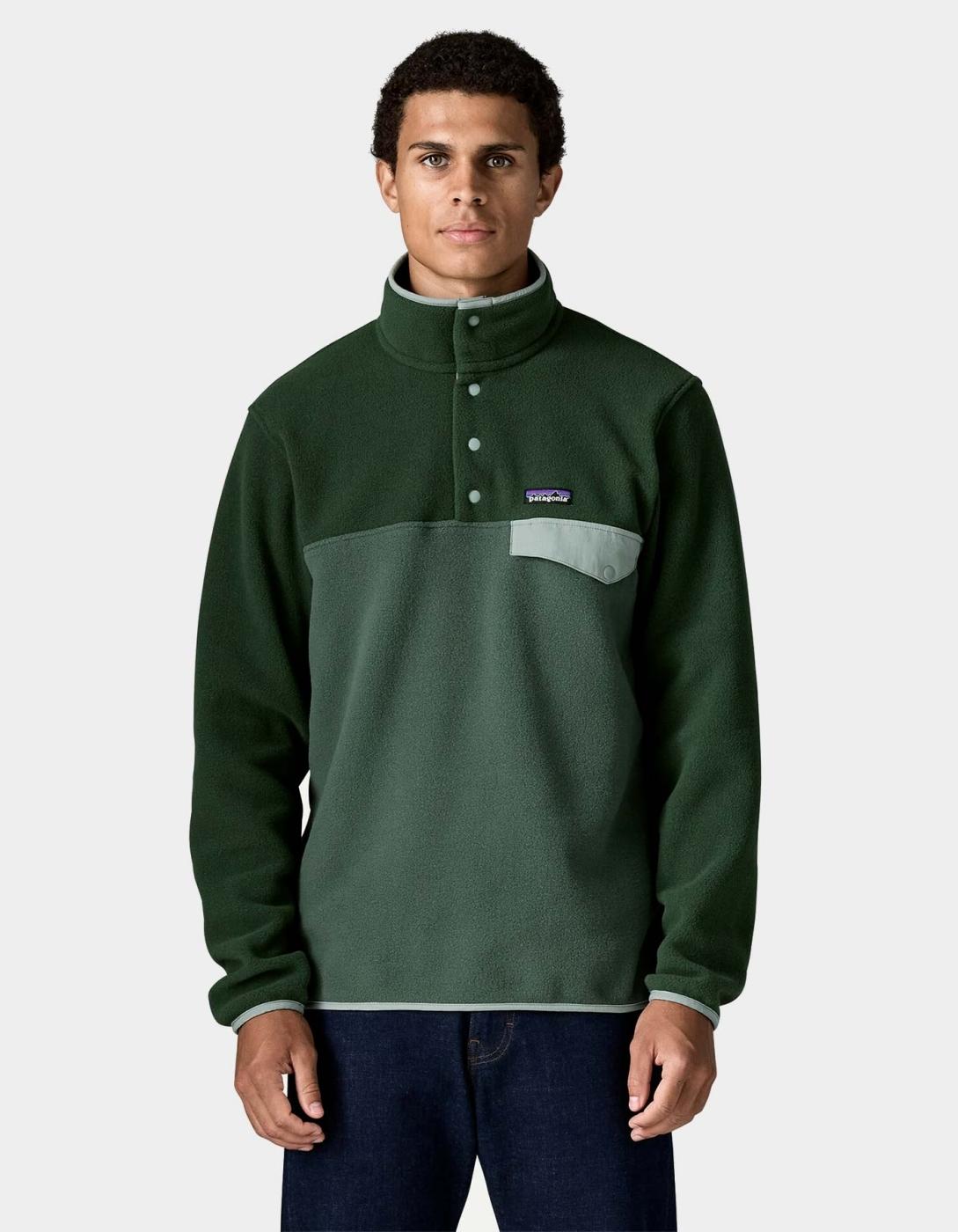 Forro Polar LW SYNCH SNAP - Canopy Green