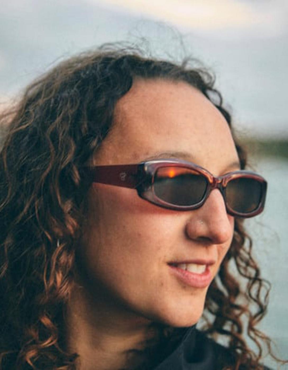 Gafas CHPO MICHELLE - Burgundy/Brown