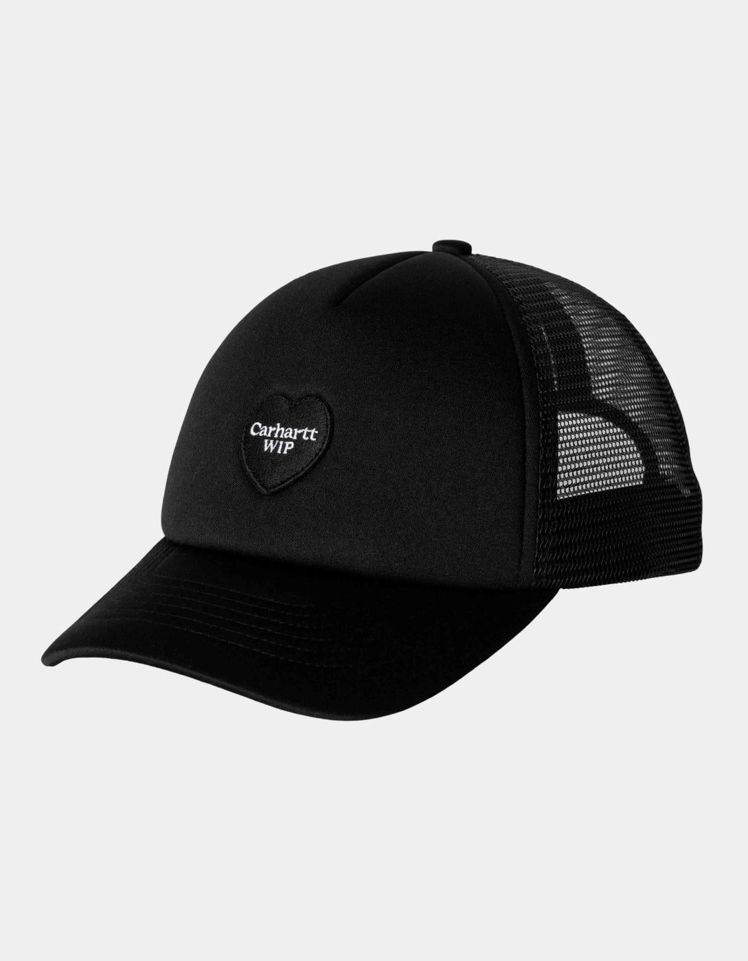 Gorra CARHARTT WIP HEART PATCH TRUCKER - Black