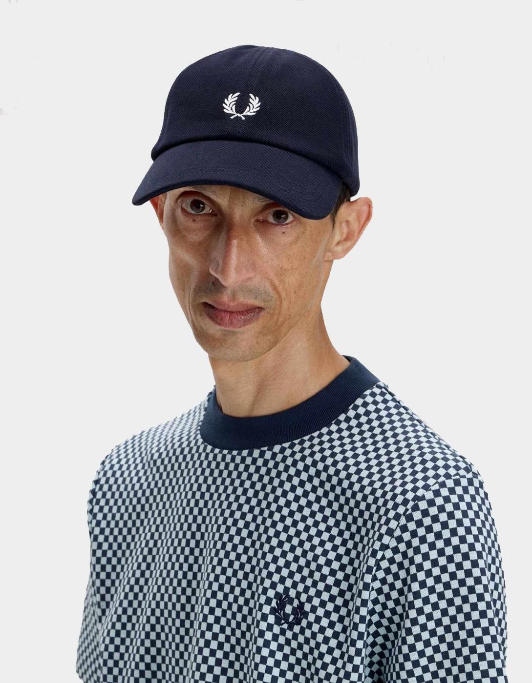 Gorra FRED PERRY HW2295 - Navy/Snow White
