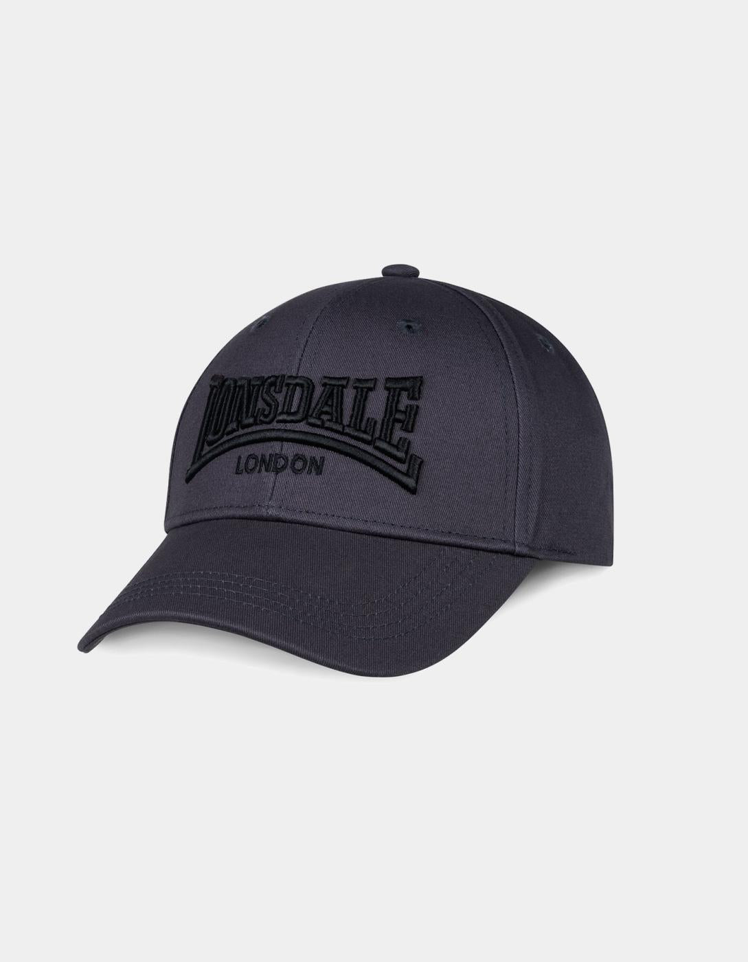 Gorra LONSDALE FLIXTON - Dark Grey/Black