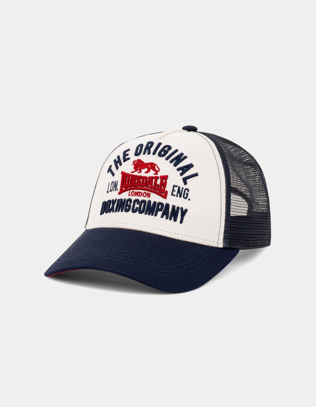 Gorra LONSDALE LARNE - Ecru/Dark Red/Dark Navy