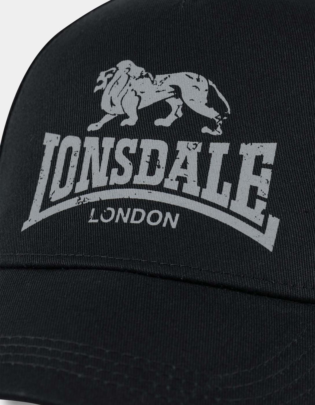 Gorra LONSDALE NORBURY - Black/Grey