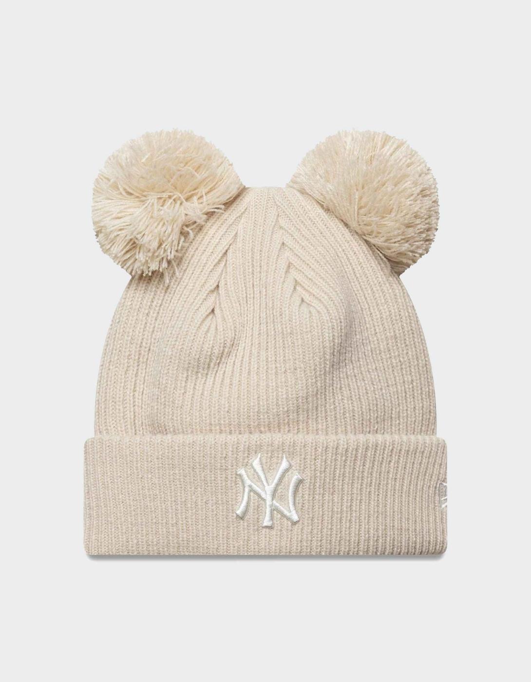 Gorro NEW ERA WMNS DOUBLE POM NEYYAN - Light Beige